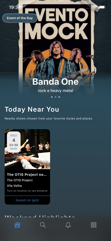 bandz app — event discovery