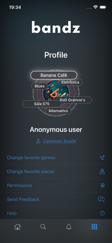 bandz app — your music profile